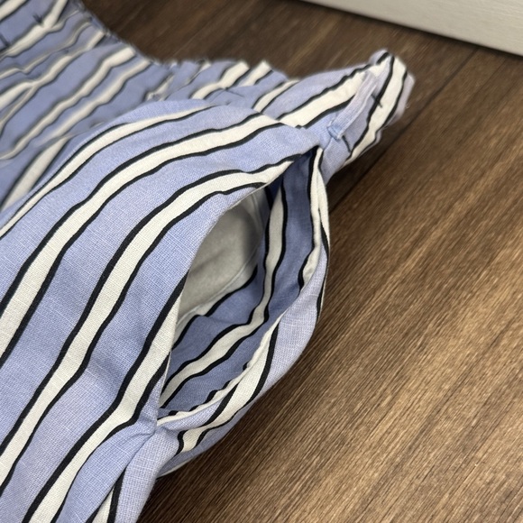 Zara A-Line Skirt in Blue and White Stripes Women’s XS - Picture 3 of 12